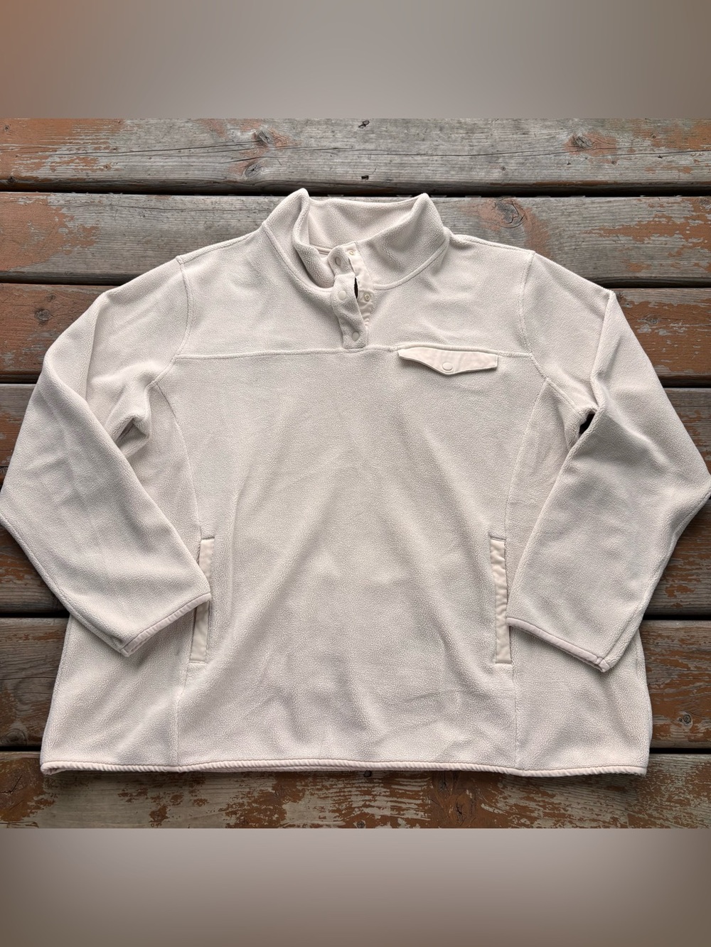 32° Heat Cream Fleece Long Sleeve Sweater - Size XXL